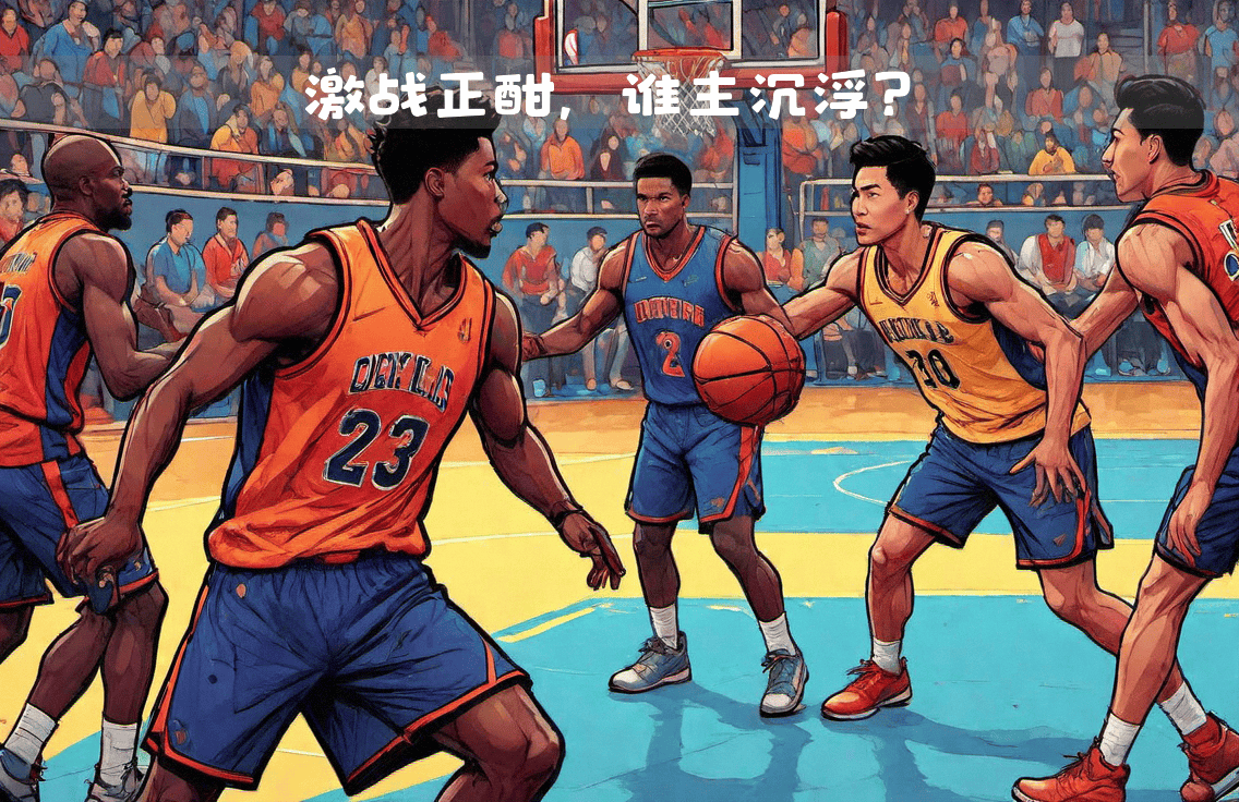 激战正酣：球队在场上拼尽全力